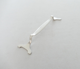 12 silver plated Art Deco knife rests - Wellner Silver - the Netherlands, 1930's