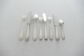 Vanstahl - Silver Plated Cutlery Canteen - 102-piece/12-pax. - Louix XVI "Perles" - Belgium, 1967-1980