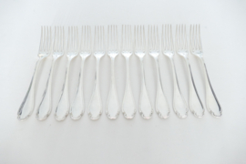 Christofle - Pompadour - Set of 12 dinner forks