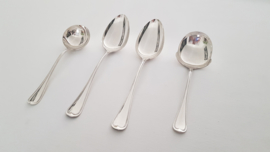 Silver plated cutlery in the Arabesque pattern- 6-pax/40-pieces - Gero Zilvium 100 - the Netherlands, late 1960's