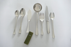 Silver Plated Art Deco Cutlery Canteen - Boreal - 89-piece/12-pax. - design Luc Lanel - Orfevrerie Christofle - France, 1937-1950