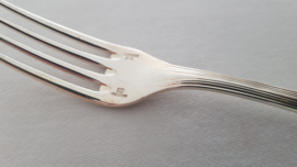 Christofle - Silver plated Luncheon/Breakfast fork - Spatours - excellent condition
