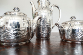 A Sycamore Art Nouveau Tea- and Coffee Service - Orfevrerie Gallia, 1904