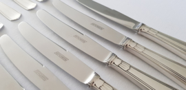 Gero, Georg Nilsson - Silver plated Art Deco cutlery in a wooden canteen - 76 pieces in model 431