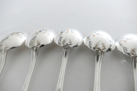 Set of 12 Silver Plated Dinner Spoons - Saglier Freres - France, c. 1920
