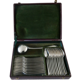 Antique Christofle Cutlery Canteen - Japonais collection - 25-piece/12-pax. - France, c. 1910