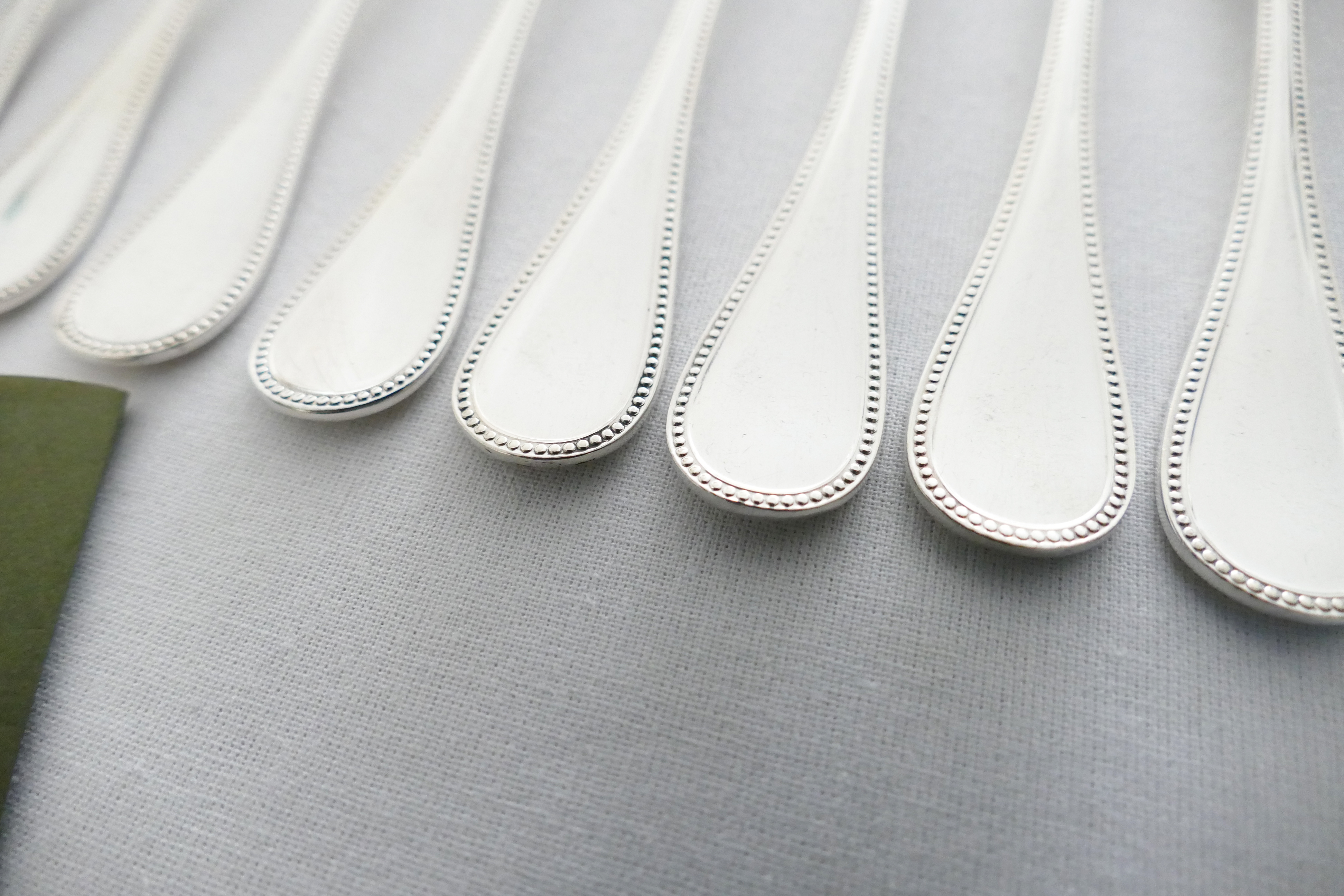 Christofle - Perles - Silver Plated Cutlery Set - 47-piece