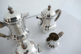 Christofle Verzilverd Koffie en Thee servies - voor Kirby, Beard & Co, Parijs - 1935-1959