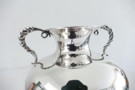 A large Silver Amphora Vase by Koch & Bergfeld - Bremen, c. 1870