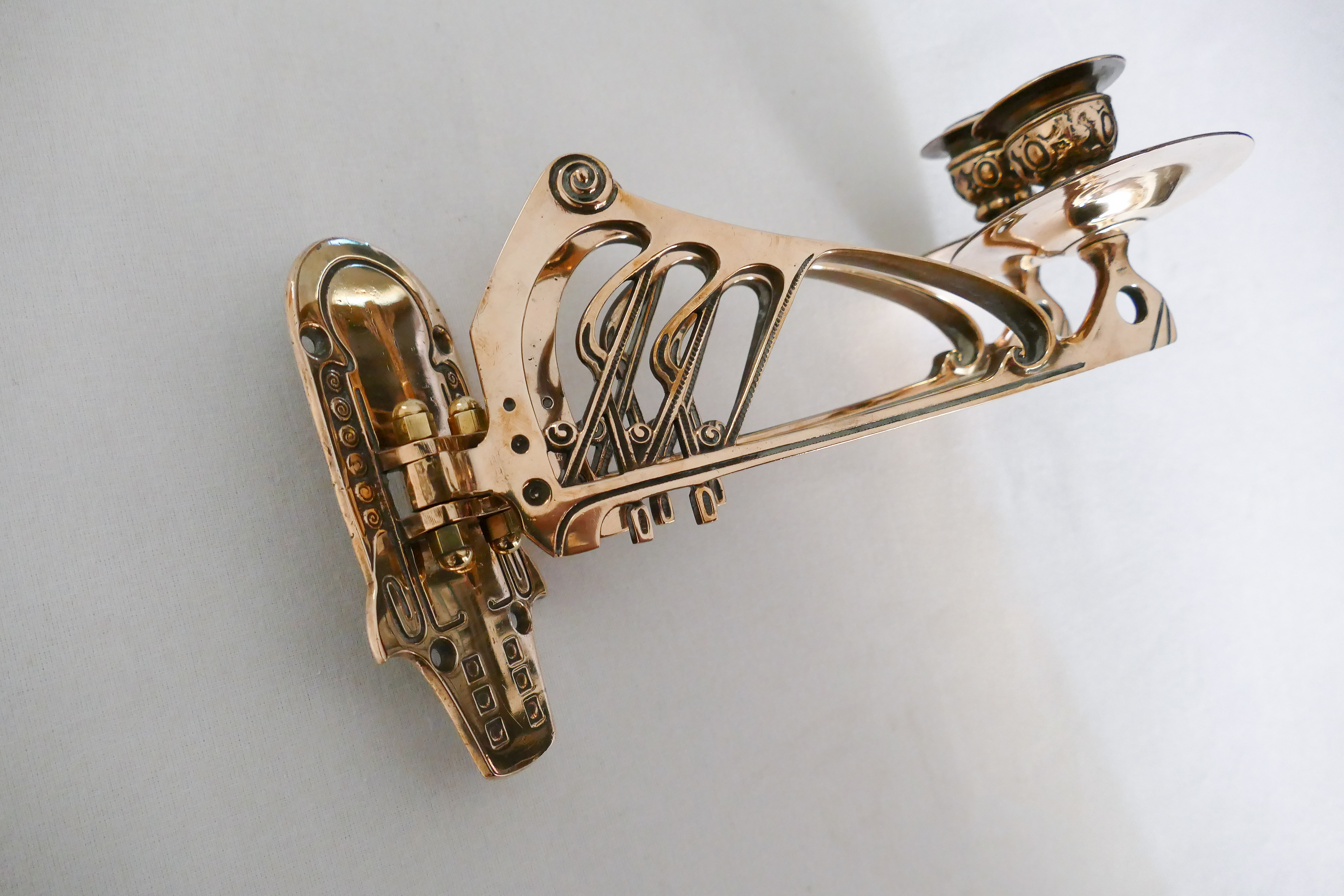 Art Nouveau Piano Candleholders