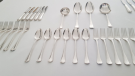 Silver plated cutlery in the Arabesque pattern- 6-pax/40-pieces - Gero Zilvium 100 - the Netherlands, late 1960's