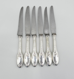 Christofle - Delafosse - Set of 6 antique dessert knives - France, 1907-1914