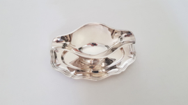 Ercuis, France - Silverplated Sauce Boat - Contours collection  - France, 1977