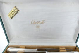 Christofle - Boreal - Cassette met 12 Dessertmessen - ontwerp Luc Lanel