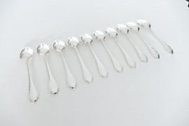 Christofle - Pompadour - Set of 10 dinner spoons