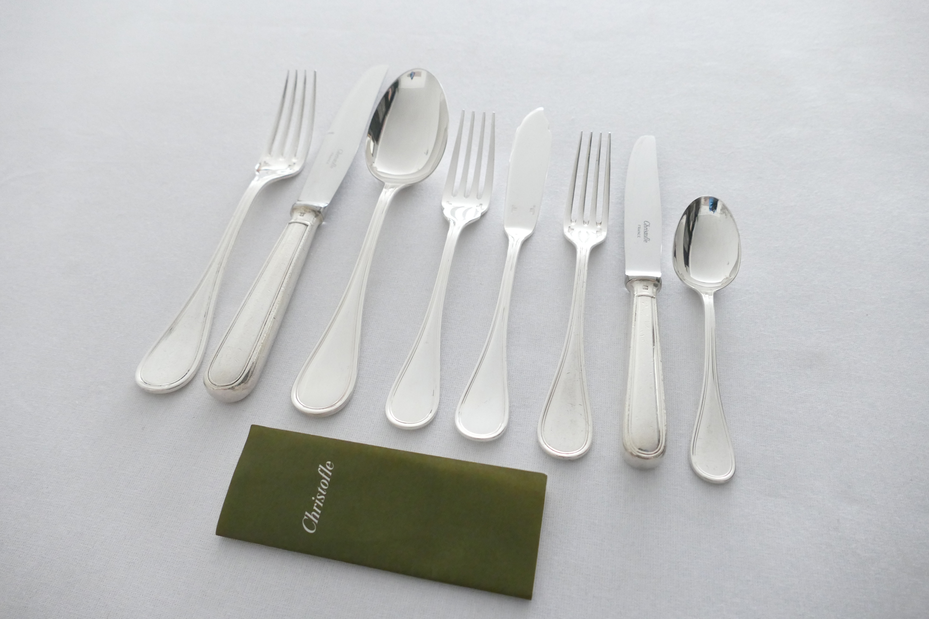 Christofle - Albi - Silver Plated Cutlery Set - 90-piece - France, 1970's