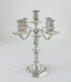 Christofle - Louis Dupérier - 5-lights Candelabra