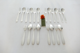 Christofle - Atlas - Set of 10 Dinner place settings - Luc Lanel for the Steamship S.S. Normandie - France, 1930s