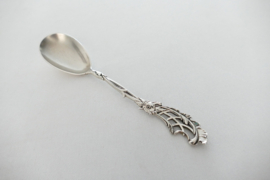 A German .800 silver openwork Rococo Hors d'ouvre spoon by C. Tewes, Dortmund - Germany, c. 1900