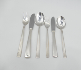 Silver Plated Cutlery Canteen - 40-piece/6-pax. - Nieuwpoort - the Netherlands, 1960's