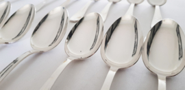 Silver Plated Cutlery Canteen in Art Deco style - 37-piece/12-pax. - Dovetail pattern - S.n.o. REX
