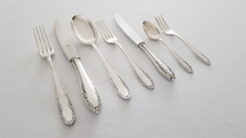 Silver Plated Cutlery Canteen 84-piece/12 pax. - Classic pattern - Heavy silver-plate