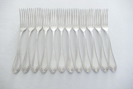 Chauvin & Lacombe, Paris - Antique Silver-plated Cutlery Set - Directoire - 37-piece/12-pax. - France, 1919-1920