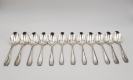 12 Silver plated Tea/Coffee spoons - Gersyl, Belgium 1945-1950