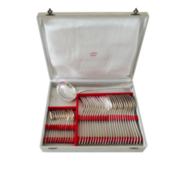 Fleuron (Christofle - Silver Plated Cutlery Canteen - 37-piece/12-pax.