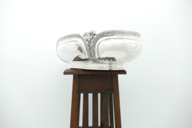 Verzilverde Art Nouveau Jardiniere - Orfevrerie Gallia - 1919-1925