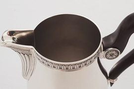 Christofle - A silver-plated 3-piece Coffee service in the Malmaison pattern