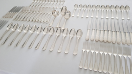 Bruno Wiskemann - Silver-plated cutlery set -12 pax/83-piece -  Chippendale series - Belgium, period 1930's-1960's