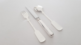 Robbe & Berking - Silver plated Dinner Place Setting (Spoon + Knife + Fork) - Alt Spaten