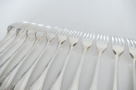 Christofle - Pompadour - Set of 12 dinner forks