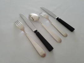 Silver plated Art Deco cutlery set - Gero, Georg Nilsson - 6-pax/47-pieces - model 431 - 1936-1955