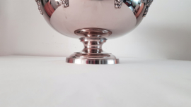 Large silverplated Champagne/Wine cooler on a round foot  - 38cm -