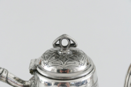 Jugendstil Verzilverd Koffieservies - Württembergische Metallwarenfabrik (WMF), 1886-1903