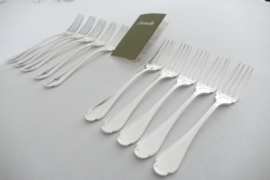 Christofle - Pompadour - Set of 10 Fish forks