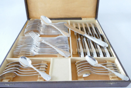 Christofle - Vendome - Silver Plated Cutlery Canteen - 48-piece/12-pax. - France, c. 1980