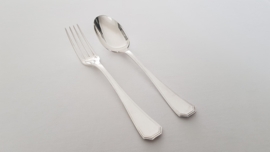 Christofle - Set van 6 Art Deco verzilverde dinercouverts- model America - Frankrijk, 1935-1983