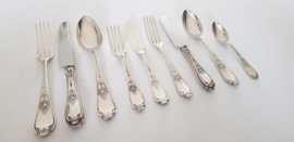 Wiskemann, Brussels - Silver plated Cutlery in the style of the Renaissance - No. 19 - 51-piece/6-pax. - Belgium, c. 1930