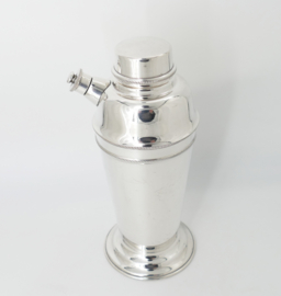 Verzilverde Cocktailshaker met schroefdop - Viners of Sheffield