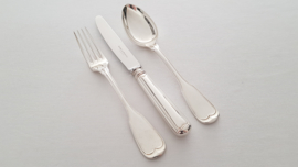 Robbe & Berking - Silver plated Dinner Place Setting (Spoon + Knife + Fork) - Alt Faden