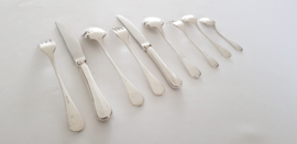 Silver plated cutlery in model Hollands Glad (Révérence) - 6-pax. / 58-pieces - Gero Zilvium 100, the Netherlands 1973-1985