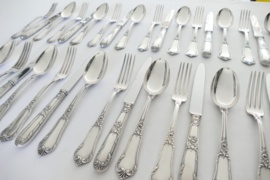 Orfevrerie Bruno Wiskemann - Silver Plated Cutlery set - Régence - 36-piece/12-pax. - Belgium, c. 1960