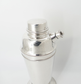 Verzilverde Cocktailshaker met schroefdop - Viners of Sheffield