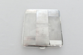 .800 Silver Art Deco cigarette Case - France, 1920-1940