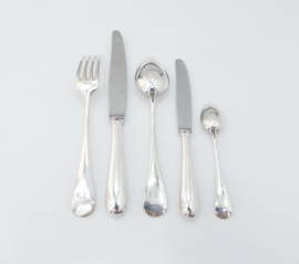 Orfevrerie Boulenger - Verzilverde bestekcassette - Baguette - 61-delig/12-persoons - Frankrijk, 1898-1938