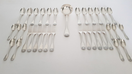 Christofle - Silver plated cutlery canteen - collection "Vendome" - 35-piece/12-pax.