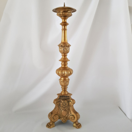Large Neo-Baroque Church Candelabra - 63cm -  Low Countries, c. 1880